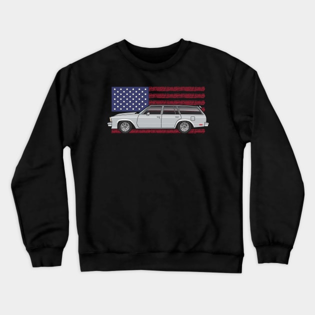 USA silver Crewneck Sweatshirt by JRCustoms44